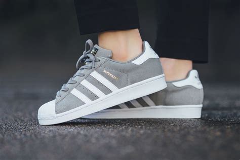 grey suede superstar adidas.